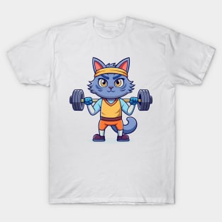 Workout Cat T-Shirt